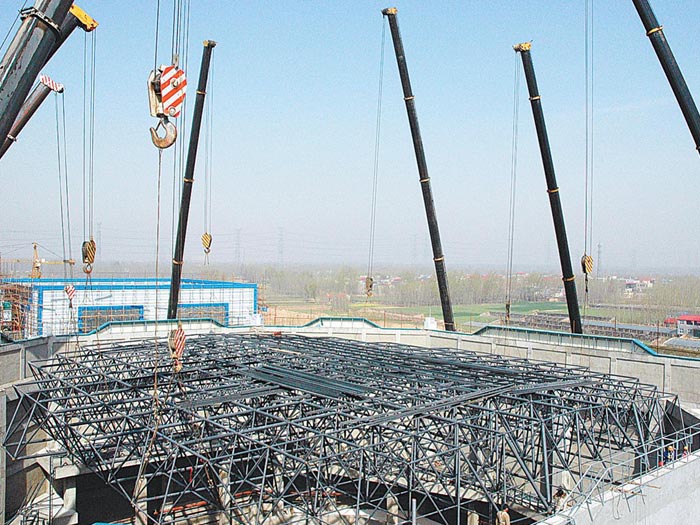 克拉玛依网架高空滑移法