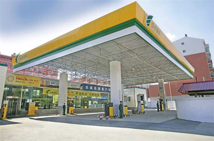 克拉玛依加气站钢结构网架案例7